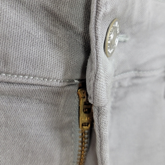 Silver Jeans Gray Suki Curvy Mid Rise Skinny Denim Jeans Sz‎ 34x29 Plus Size NEW - Picture 4 of 13